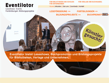 Tablet Screenshot of eventilator.de